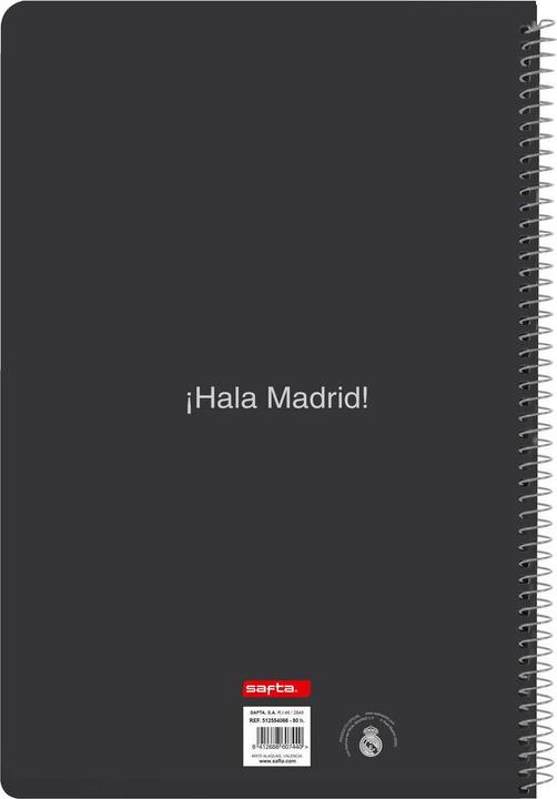 Immagine prodotto Real Madrid CF Notizbuch Real Madrid C.F. Weiss A4 80 Blatt (A4)