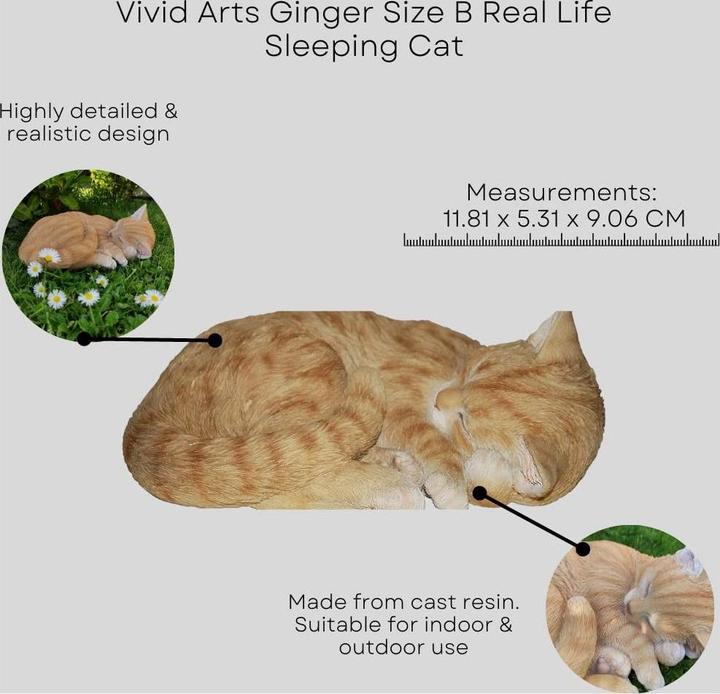 Actual product image Decorative figure cat sleeping