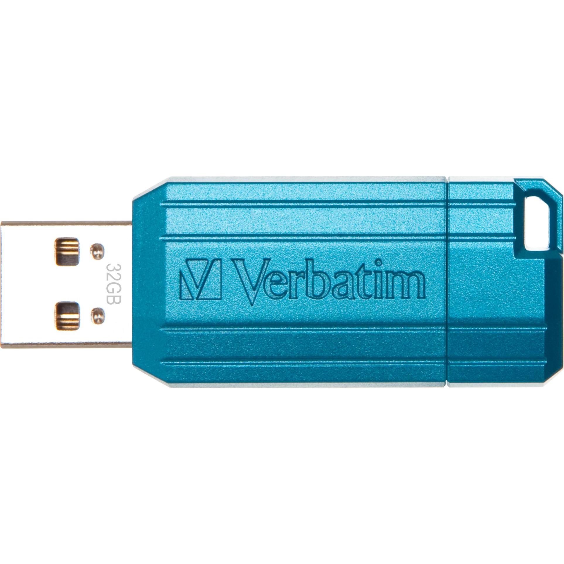 Verbatim Store n Go PinStripe (32 GB, USB-A), Chiavetta USB, Blu