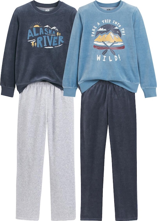 La Redoute Collections 2er-Pack Pyjamas mit Bergmotiven