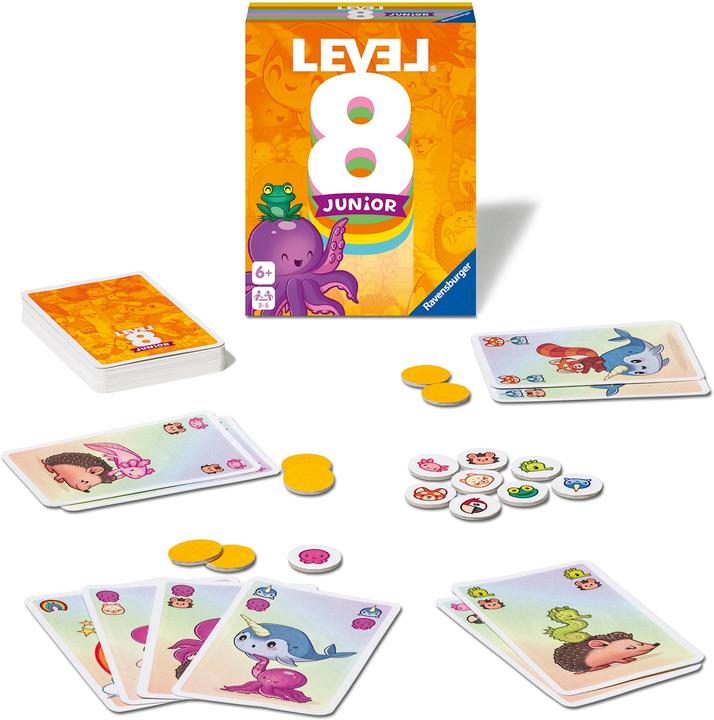 Produktbild Ravensburger Level 8 Junior-Kartenspiel (Französisch, Niederländisch, Deutsch, Italienisch)