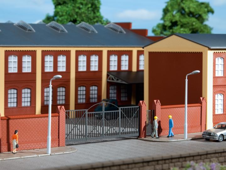 Produktbild Auhagen 41622 H0 Einfriedung mit Toren