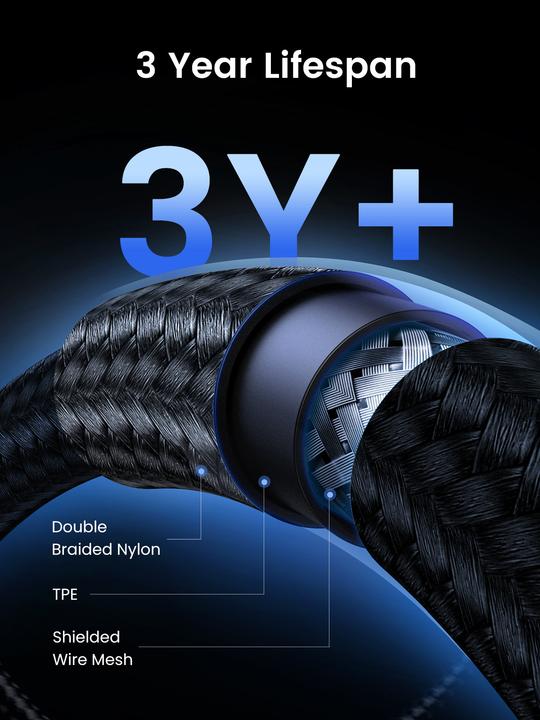 Image du produit Ugreen USB C – USB C (1 m, USB 3.2 Gen 2, 100 W)