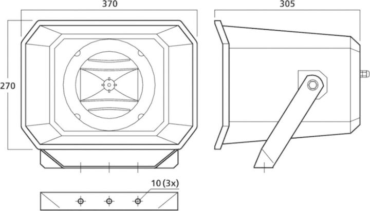 Actual product image Monacor Pressure chamber loudspeaker IT 250 (Passive, 1x 25 W)
