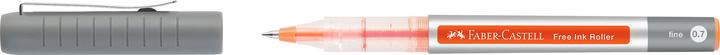 Produktbild Faber-Castell Free Ink Tintenroller grau 0,7 mm, Schreibfarbe: orange, 1 St. (1x)