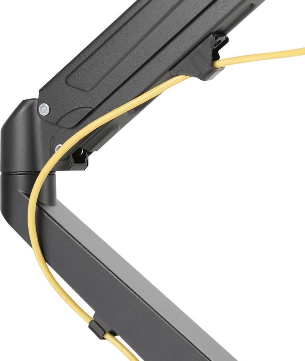 Produktbild Wiltec Doppel Monitorhalterung Gasdruckfeder 2 Monitore 17-27" Tischhalter VESA (Tisch, 27")