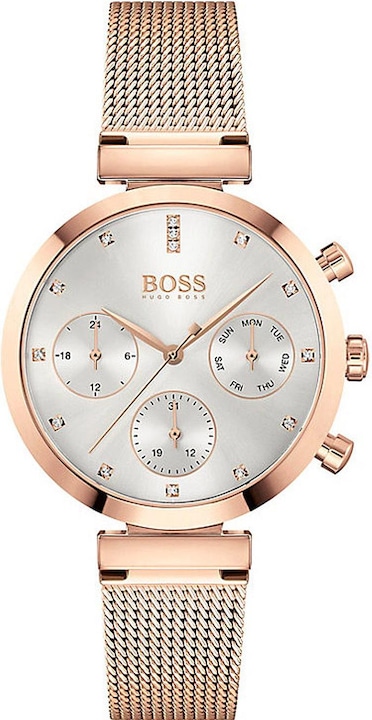 Produktbild Hugo Boss 1502553 Flawless Damen 36mm 3ATM (Uhr mit Schmuckstein, 36 mm)