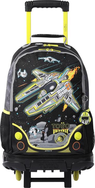 Actual product image Totto Spaceship School Backpack on Wheels