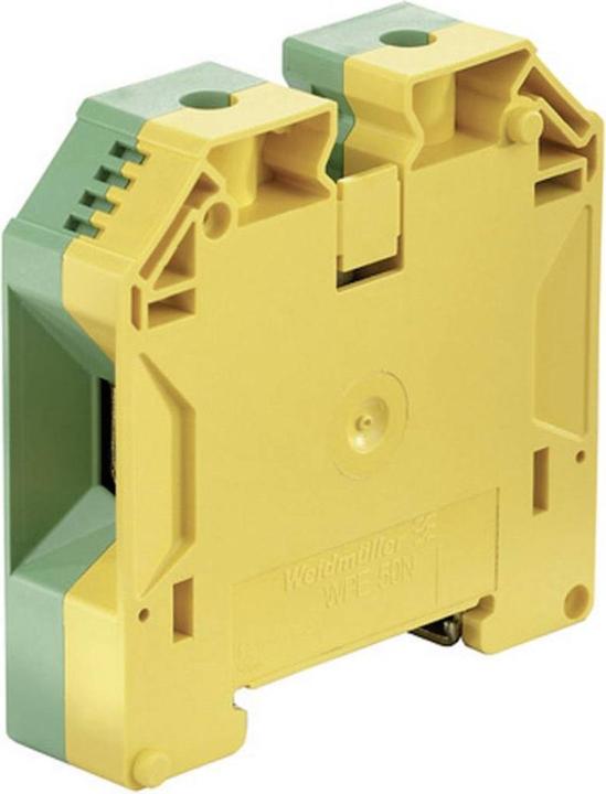 Actual product image Weidmüller Protective conductor terminals WPE WPE 50N 1846040000-1 Green, Yellow 1 pc.