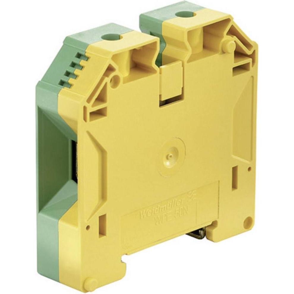 Weidmüller Schutzleiter-Reihenklemmen WPE WPE 50N 1846040000-1 Grün, Gelb 1 St., Elektronikzubehör + Gehäuse, Grün, Gelb