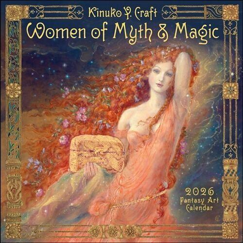 Produktbild Women of Myth & Magic 2026 Fantasy Art Wall Calendar by Kinuko Craft