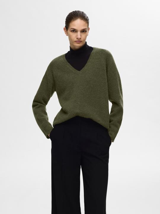 Produktbild Selected Femme V-Ausschnitt Strickpullover (XL)
