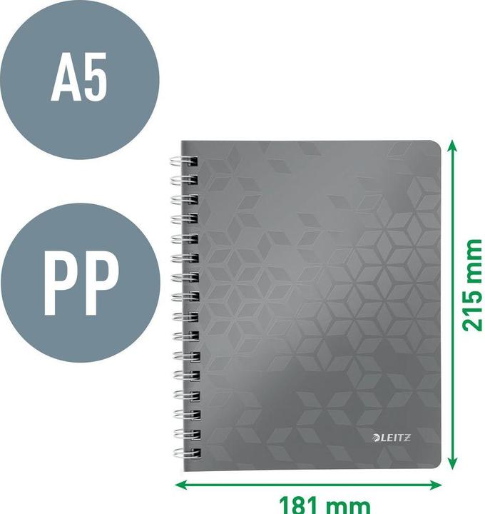 Produktbild Leitz Wow (A5, Kariert, Weicher Einband)