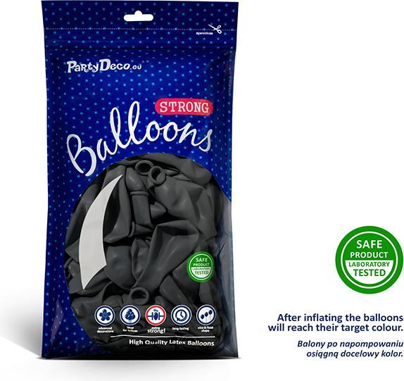 Image du produit Partydeco Ballons solides 27cm, gris pastel (1 pkt / 50 pc.) (50 x)