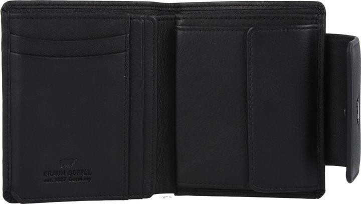 Actual product image Braun Büffel Capri leather wallet 10.5 cm
