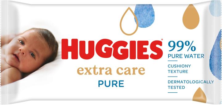 Produktbild Huggies Feuchttücher Pure (56 Stück)