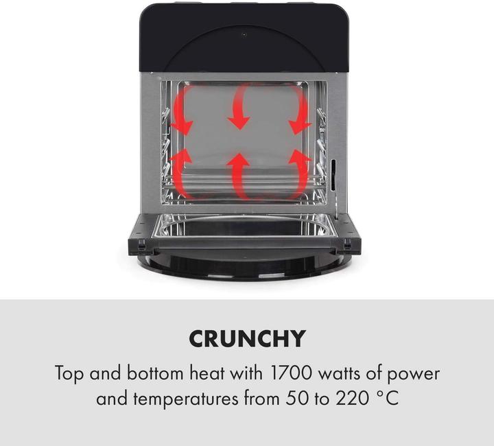 Image du produit Klarstein Heissluftfritteuse AeroVital easy touch mit XXL-Volumen und 16 Programmen