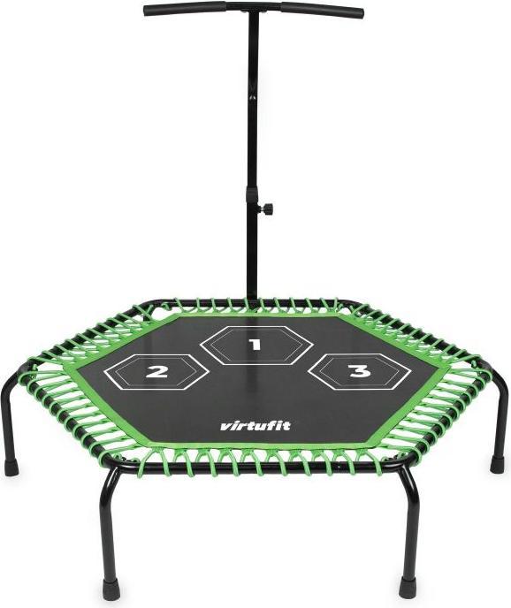 Image du produit Virtufit Trampolino Fitness Pro con Maniglia - Nero - 127 cm (127 cm)