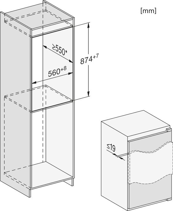 Produktbild Miele K 7125 E (136 l)