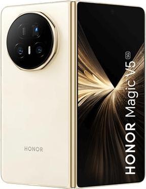 Actual product image Honor Magic V5 5G Dual Sim 16GB RAM 512GB - White (512 GB, Ivory White, Dual SIM, 5G)