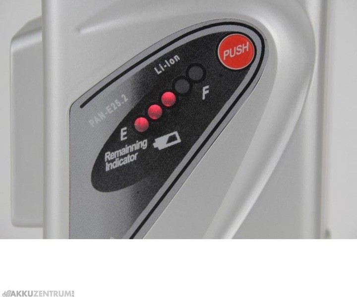 Actual product image Panasonic E-Bike Akku Maratron Ersatz-Akku für 26V 13Ah silber - Sattelrohr (333 Wh, E-Bike battery)