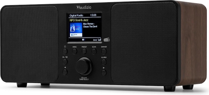 Audizio DAB+ Radio Genua Braun, Radio Tuner: FM, DAB+ (FM, DAB+, Bluetooth)