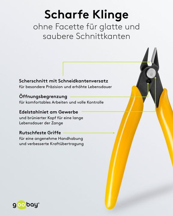 Actual product image FixPoint Precision diagonal cutters (130 mm)