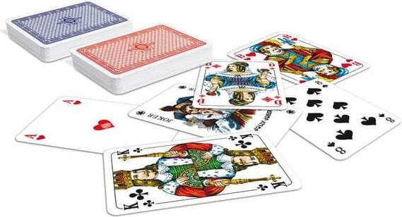 Productafbeelding Cartamundi Romme/Canasta/Bridge 2x55 kaarten in kaartendoosje (Duits)