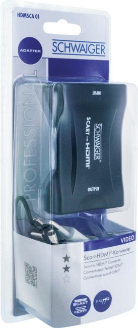 Schwaiger Scart to HDMI (Analog -> Digital)