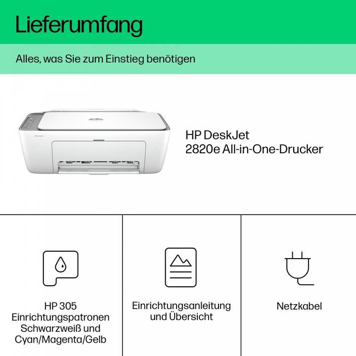 Image du produit HP DeskJet 2820e (Encre, Couleur)