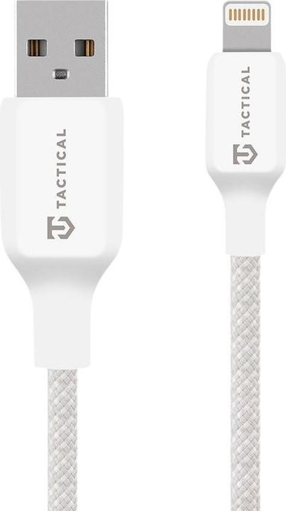 Tactical Stitch Thread Cable USB-A/Lightning 0,3 m Weiss (0.30 m)