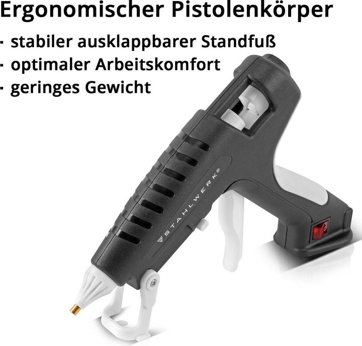 Produktbild Stahlwerk Heissklebepistole HKP-250 ST mit Rückschlagventil und 250 Watt