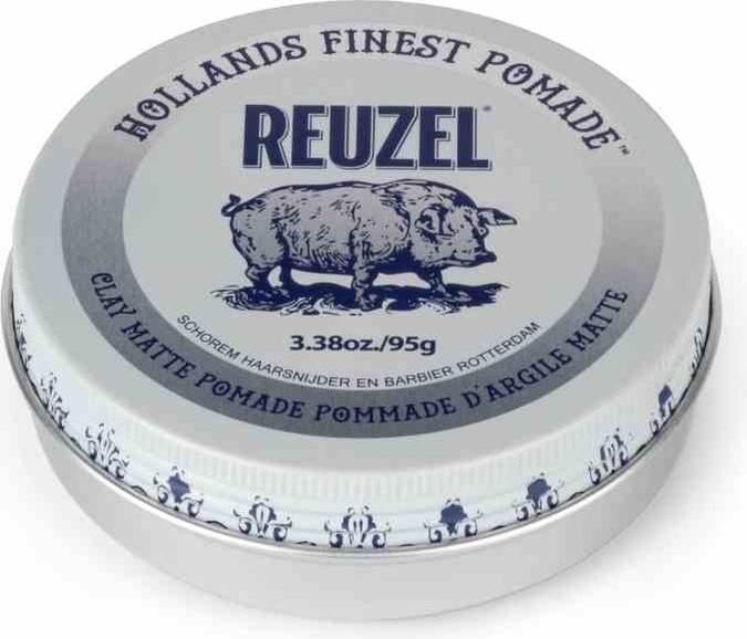 Immagine prodotto Reuzel Matte Clay Pomade No Shine with Medium Hold for Natural Style (Pomata)