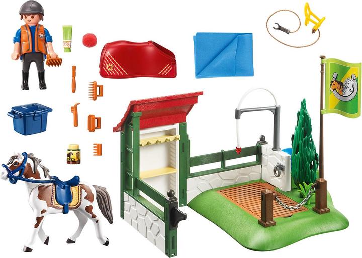 Image du produit Playmobil Station de lavage pour chevaux (6929, Playmobil Country)