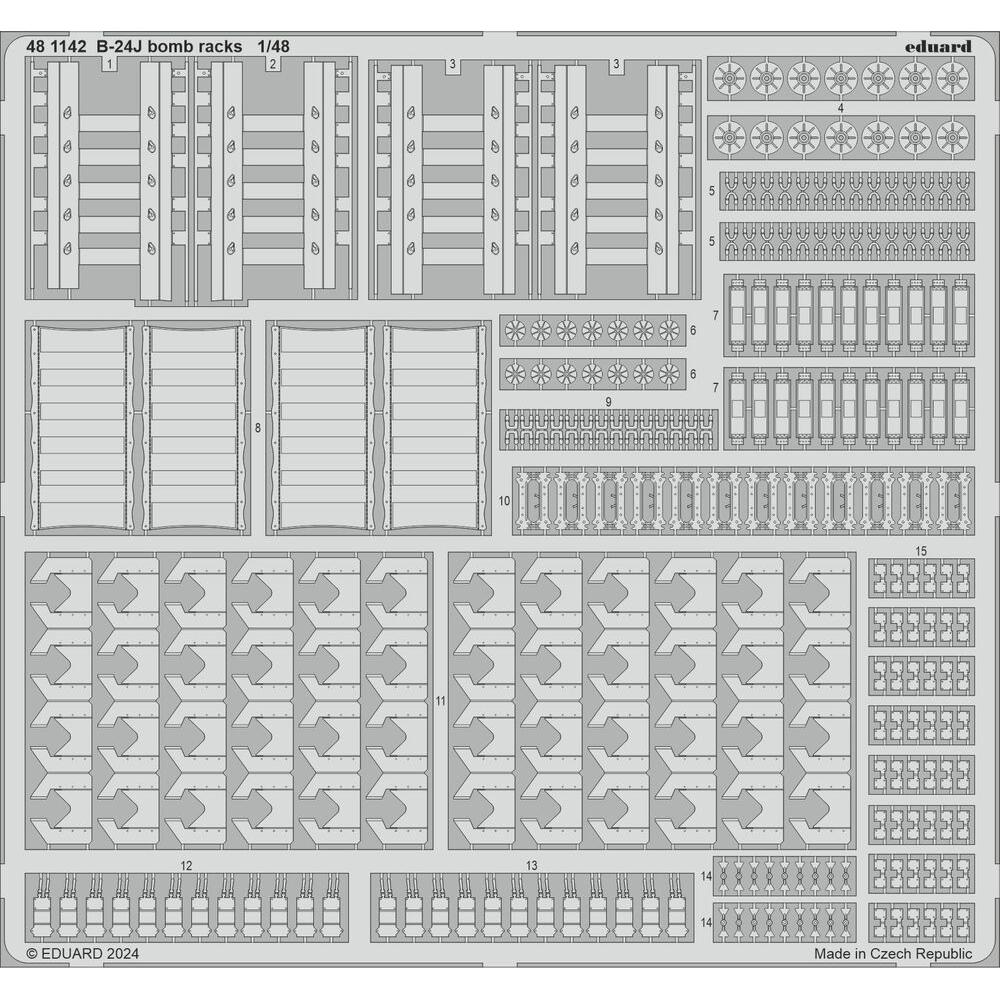 Eduard B-24J bomb racks