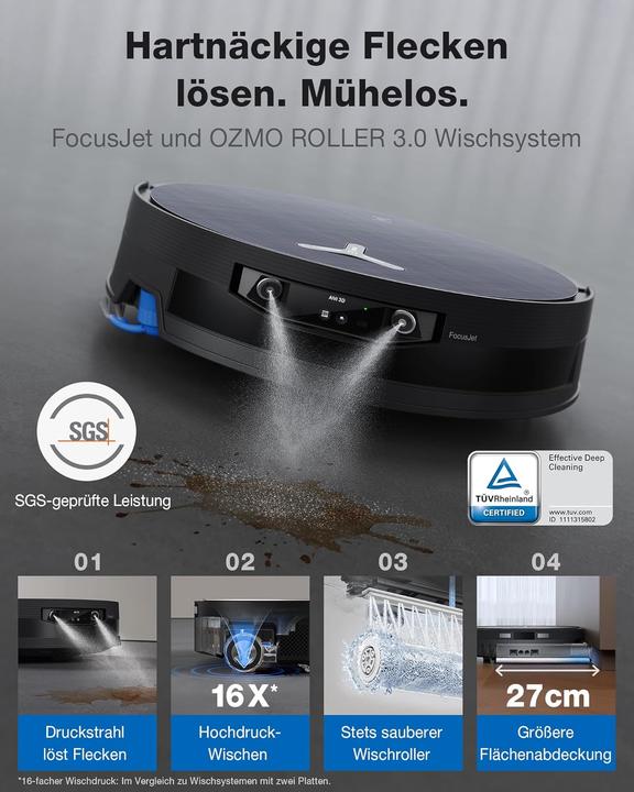 Immagine prodotto Ecovacs X12 Omnicyclone (22000 Pa, Rullo)