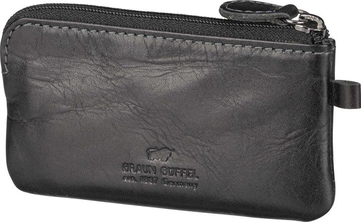 Actual product image Braun Büffel Arezzo leather key case 11 cm