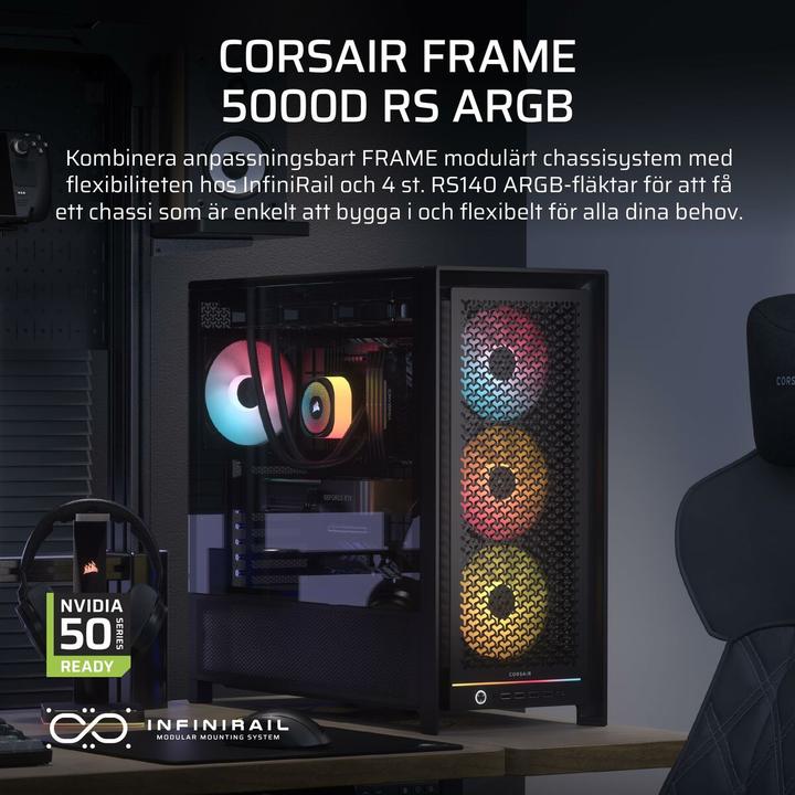 Actual product image Corsair Frame 5000D RS ARGB (mATX, Mini-ITX, ATX, E-ATX)