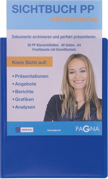 Actual product image Pagna Office Sichtbuch DIN A4, 20 Hüllen weiss (A4, 1x)