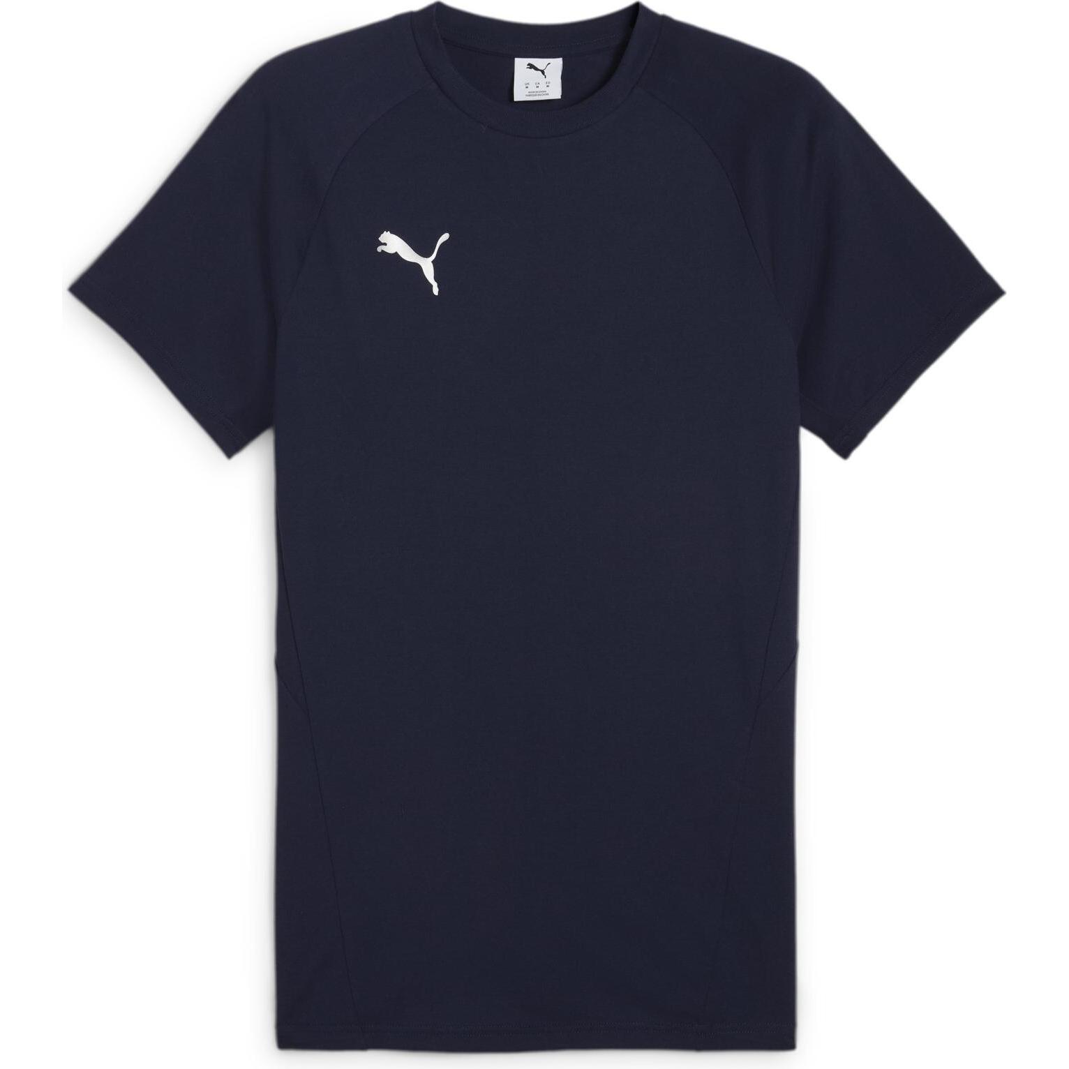 Puma, Herren, Sportshirt, teamEVOSTRIPE Tee (M), Blau, M