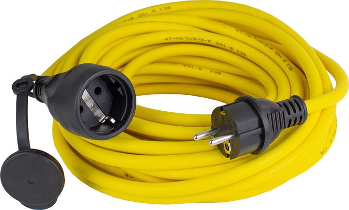 Image du produit As - Schwabe 60350 Rallonge électrique 16 A jaune 5 m (5 m, CEE 7/3)