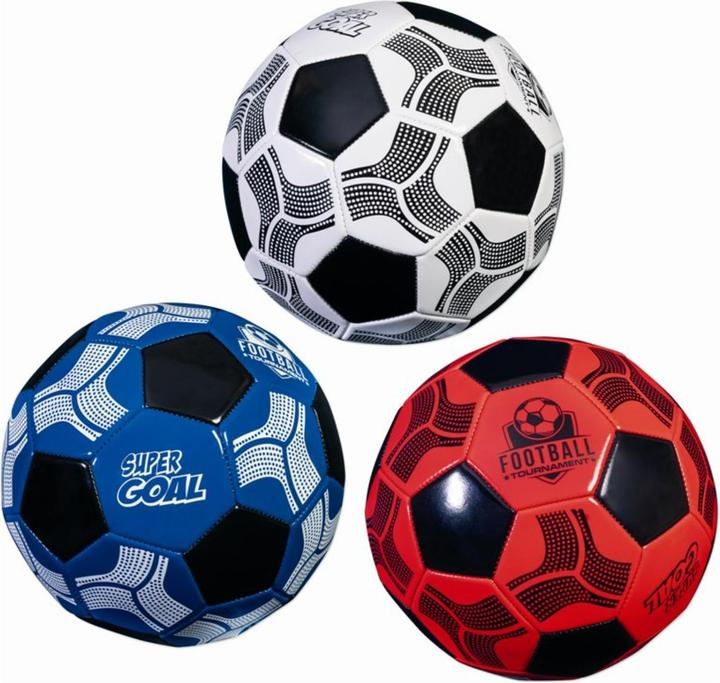 Rs Toys PALLA CALCIO 3 COLORI MIS.5 360 gr. 23 cm GONFIA