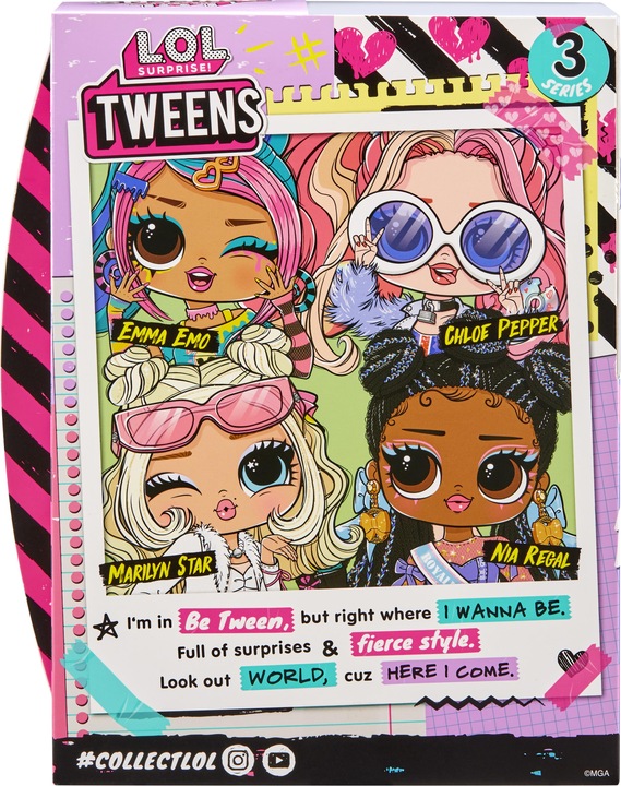 Produktbild MGA Tweens S3 Doll- Emma Emo