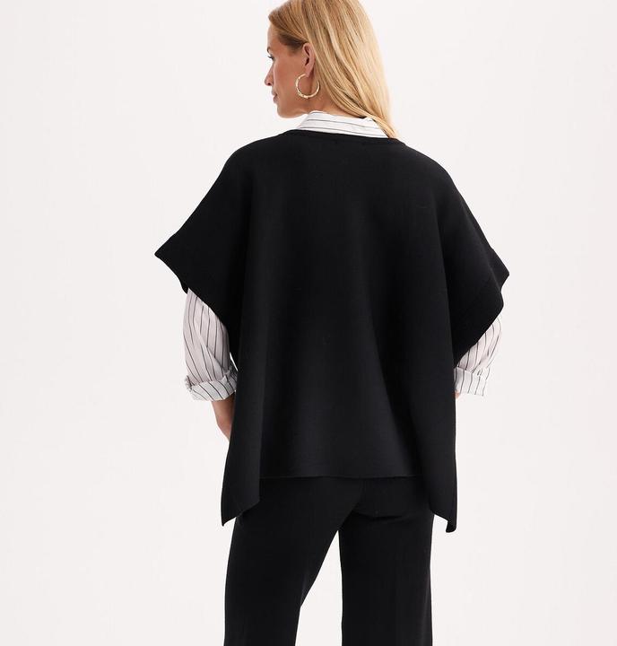 Image du produit Anne Weyburn Poncho à encolure arrondie (44, 46)