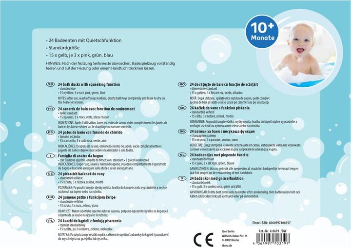 Actual product image Idena Bath duck 4 assorted