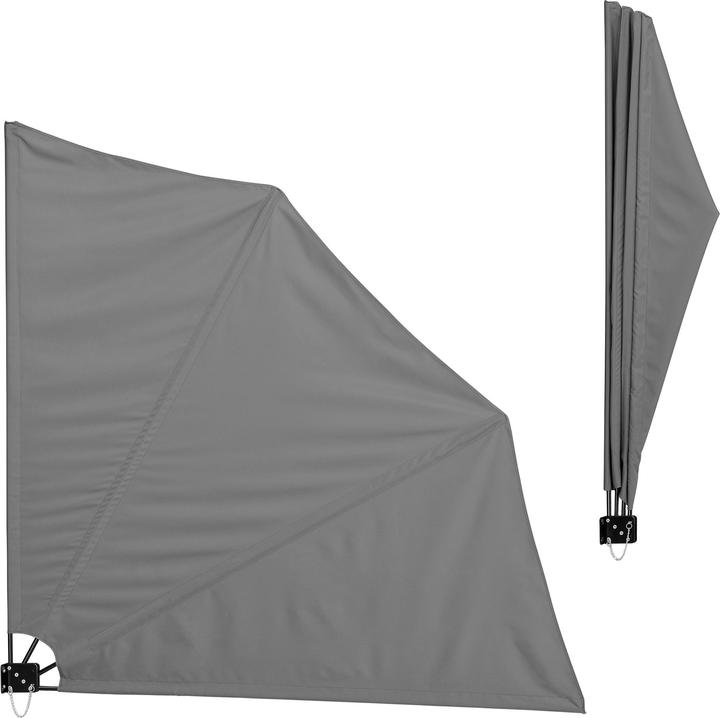 Produktbild Casa.Pro Wandklappschirm Zele 160x160 cm Grau (1.60 m)