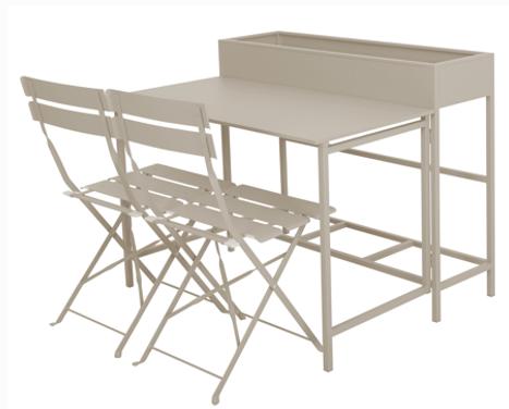 Giardimo LAB Retro  incl. chaises (100 cm)