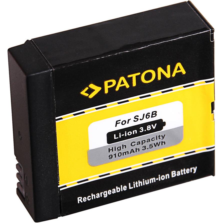 Patona SJ6 Leggenda (Batteria della fotocamera), Alimentatore fotocamera, Nero