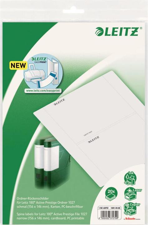 Produktbild Leitz Rückenschilder