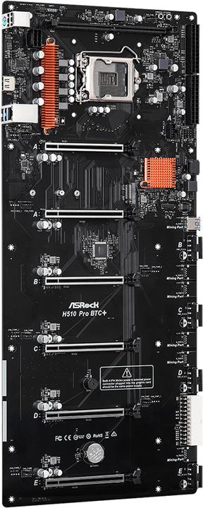 Immagine prodotto AsRock H510 Pro BTC+ (LGA 1200, Intel H510, Speciale)